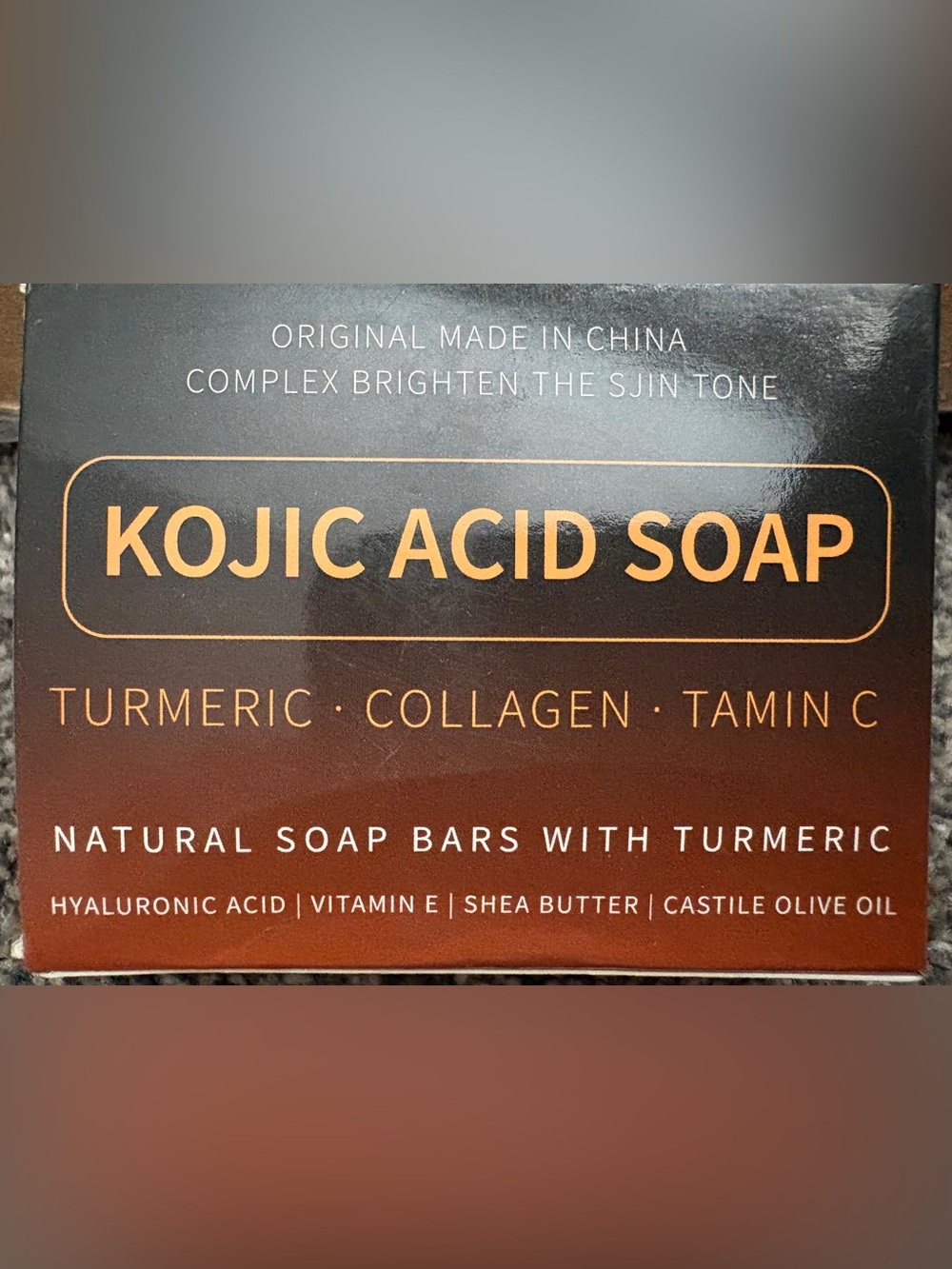 Kojic Acid Soap - Turmeric Collagen Vitamin C